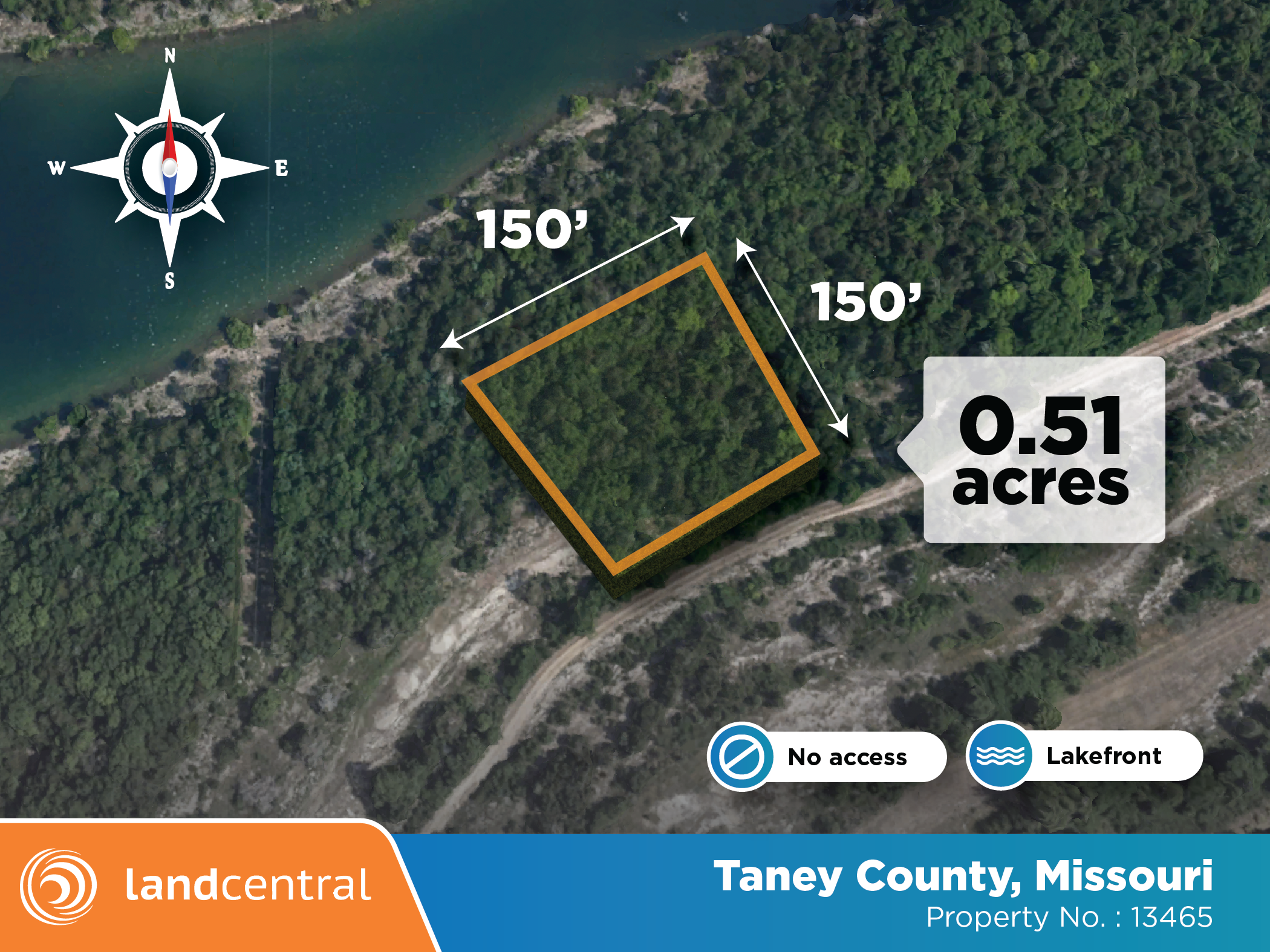 Half an acre backed up to Table Rock Lake1