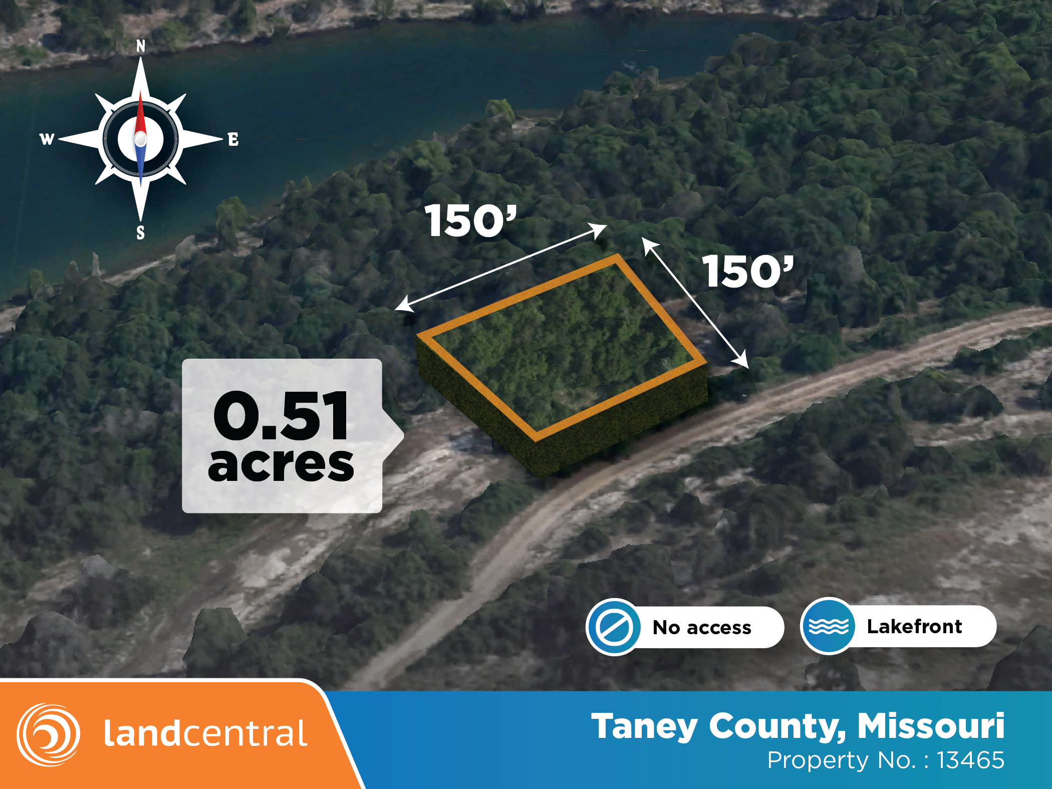 Half an acre backed up to Table Rock Lake2