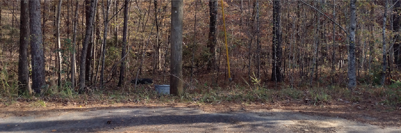 Nearly an acre at the end of a charming road near the lake