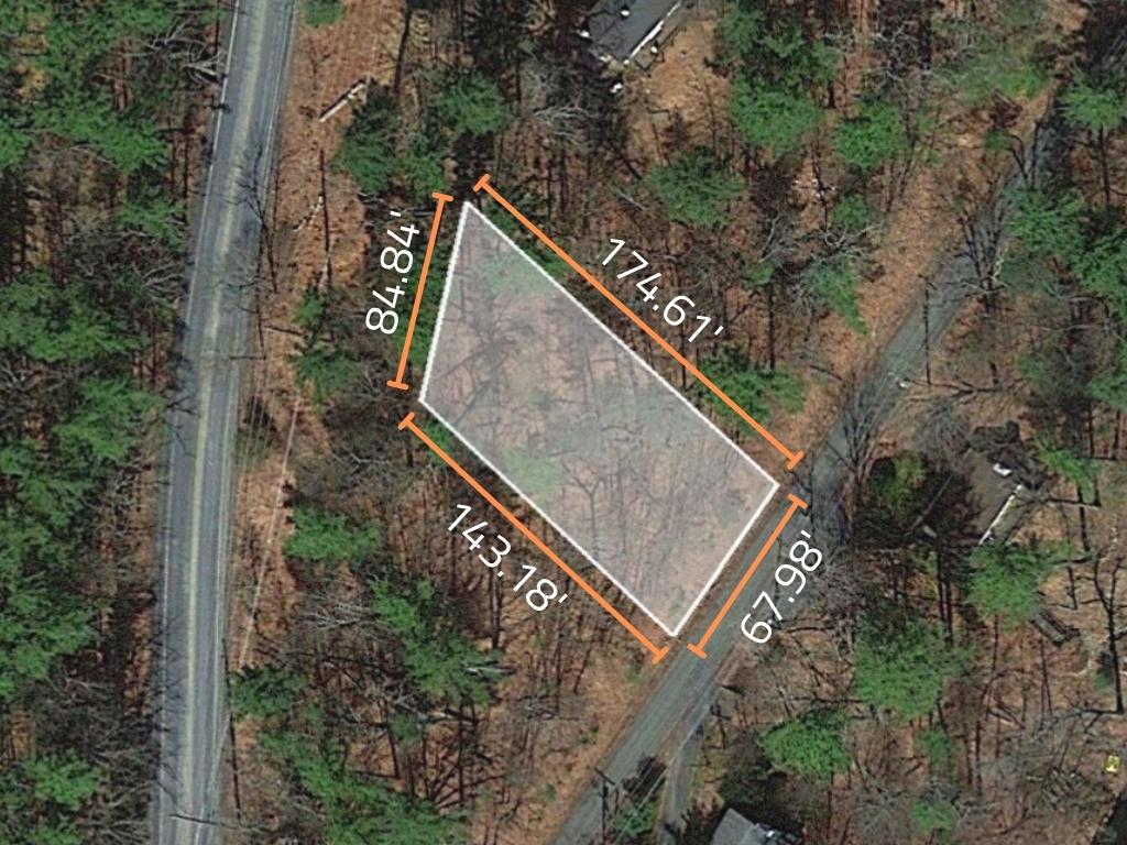 Over a quarter of an acre across the street from the lake1